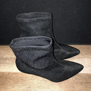 Stivaletti Jones New York Marcia neri glitter witchcore donna taglia 9 - Foto 1 di 17