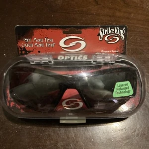 Strike King Tinted 10 Layer Superior Polarized Fishing Sunglasses w/hard Case - Picture 1 of 6
