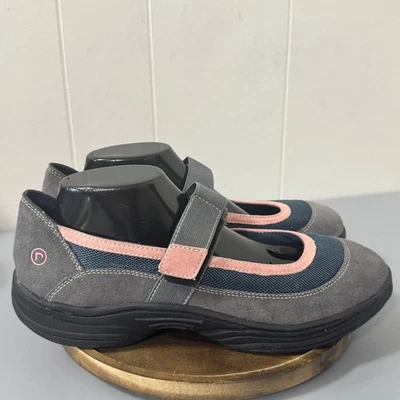 Zapatos Rockport Comfort Informales Mary Jane Gris Azul Rosa Para Mujer EE. UU. 10 Caminar Foto 1 de 4