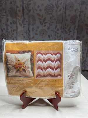 Vintage 1983 The Creative Circle Crewel Stitchery # 408 “ Shades Of Autumn “ - Image 1 of 4