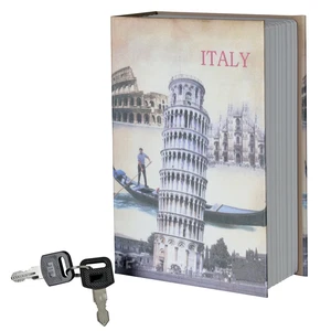 Cassetta Portavalori a Forma Di Libro, Serratura Con Chiave, Cassetta Di Sicurez - Foto 1 di 12