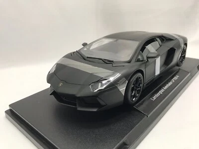 1:18 WELLY Lamborghini Aventador Lp700-4 2011 Nemesis Matt Grey WE18041BK - Immagine 1 di 4