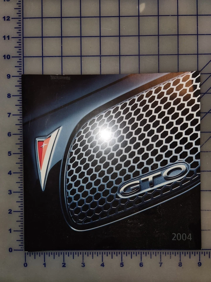 2004 Pontiac GTO Brochure Folder Original - Image 1 of 1