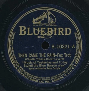 78tk-dance-BLUEBIRD 10221-Blue Barron-(Then came the rain/Night must Fall) - Picture 1 of 2