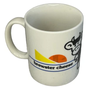 Brewster Cheese Holstein Cow White Ceramic Coffee Tea Mug, Ohio, Woman Owned - Picture 1 of 5
