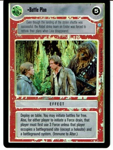 STAR WARS CCG TOURNAMENT FOIL, BATTLE PLAN - Picture 1 of 1