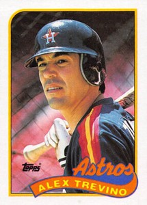 Alex Trevino 1989 Topps Base Baseball card #64 Houston Astros