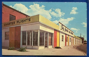 Sky Harbor Air Service Cheyenne Wyoming wy Municipal Airport postcards - Picture 1 of 2