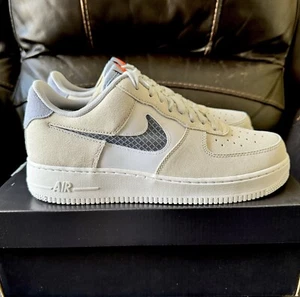 Nike Air Force 1 '07 LV8 Low Pure Platinum White Indigo Fog CK4383-001 Size 9 - Picture 1 of 9