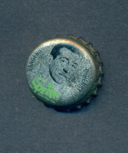 1964-65 SPRITE COCA COLA Coke HOCKEY BOTTLE CAP + CORK Camille Henry N Y Rangers