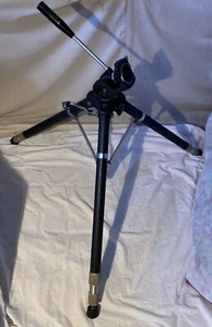 SLIK Professional Large Tripod With A Slik All Metal Except For Knobs & Handle - Picture 1 of 4