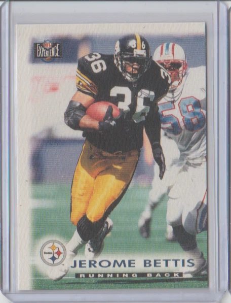 1997 Score Board NFL Experience #57 Jerome Bettis Pittsburgh Steelers - Image 1 of 1