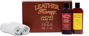 Leather Honey Leather Care Kit - Leather Cleaner + Leather Conditioner + Applica - Picture 1 of 6