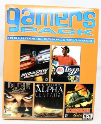 Gamers Pack - PC Big Box 5 Pack Dune 2000 Need for Speed Comanche Gold etc -New - Image 1 of 4