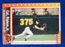1995 Star Ripken 80 Orioles Baseball Card #9 Cal Ripken/AL Games Leaders at SS