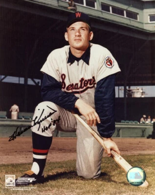 HARMON KILLEBREW SIGNED 8x10 PHOTO + HOF 84 WASHINGTON SENATORS RARE BECKETT BAS - Image 1 of 2