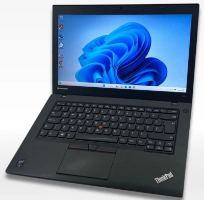Lenovo ThinkPad T450 14"  Core i5 5th Gen 8GB ram 250GB SSD Charger Windows 11 - Image 1 of 4