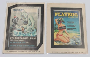 White Back 1975 Topps Wacky Packages Pack 14th Series Card Sticker Polarbearoid - Picture 1 of 4