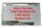 14" Hd Lcd Screen Compatible Lp140wh1-Tla3 Lp140wh1(Tl)(A3) Ltn140at02-C02