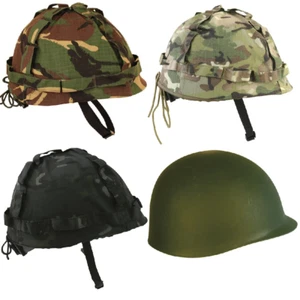 Kombat Kids Childs Fully Adjustable Plastic M1 Army Military Soldier Camo Helmet - Picture 1 of 8