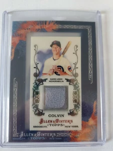 2011 TOPPS ALLEN & GINTER TYLER COLVIN #AGR-TC relic jersey- CHICAGO CUBS - Picture 1 of 2