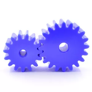 2 moduły 12 ~ 100 zębów 6/8/10mm otwór niebieski nylon koło czołowe cylinder płaska skrzynia biegów - Zdjęcie 1 z 50