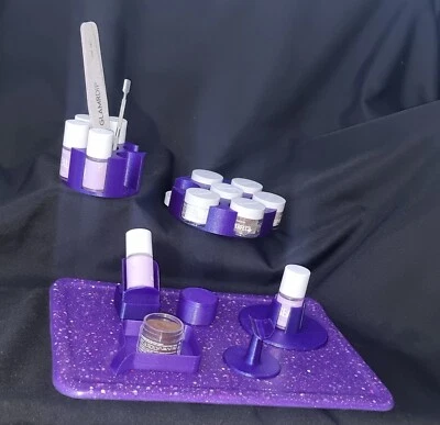 GLAMRDiP compatible, Ultimate Nail Powder dipping tool kit & silicone mat bundle - Image 1 of 4