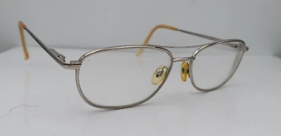 Vintage AO Safety Steel 100 Silver Pilot Metal Sunglasses FRAMES ONLY - Image 1 of 4