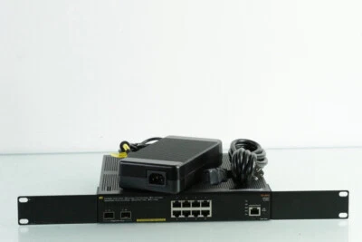 Aruba 2930F JL258A 8G PoE+ 2SFP+ Switch With Rack Mount n908 - Image 1 of 4