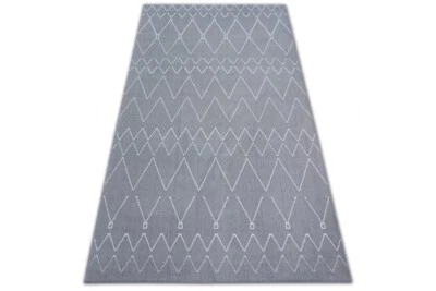 Modern Soft Comfortable Carpet " Scythe " Best Quality Microfibre Grey Beige - Image 1 of 4