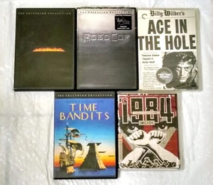 CRITERION COLLECTION DVD/BLU-RAY lot ARMAGEDDON RoboCop 1984 Ace In The Hole OOP - Picture 1 of 1