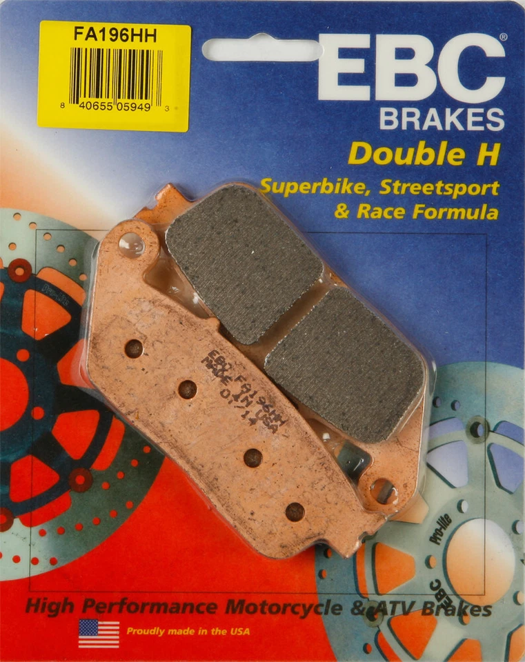 EBC 2014-2015 CTX700ND Honda BRAKE PADS FA196HH - Image 1 of 1