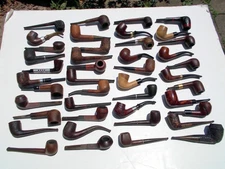 Vintage Lot Of 43 Fine Vintage Estate Tobacco Pipes- ALL Working