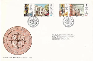 CEPT EUROPA GB Isle of Man FDC 1990 (103902) - Picture 1 of 1