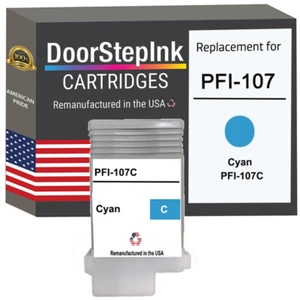 DoorStepInk Compatible Ink Cartridge for Canon PFI-107 130mL Variation-USA - Picture 1 of 9