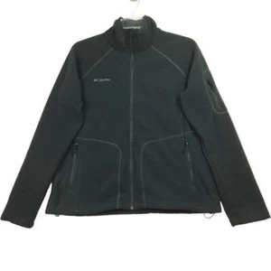 Columbia Damen Fleecejacke Größe XL schwarz Reißverschluss vorne Taschen Kordelzug Taille - Bild 1 von 9