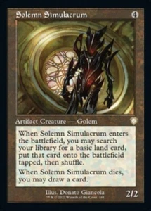MTG - SOLEMN SIMULACRUM - Brothers' War Commander (R) - Picture 1 of 1