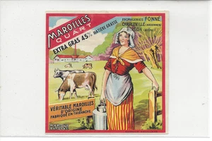Etiquette fromage - Maroilles - Fromagerie Fonné - Hirson Thiérache Aisne - Picture 1 of 2