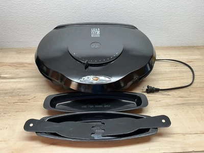 George Foreman The Lean Mean Fat Reducing Grilling Machine Indoor Grill GR35VTB - Image 1 of 4