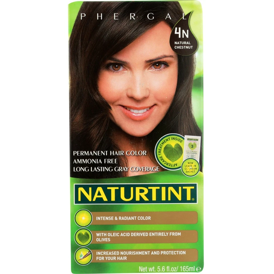 Color de cabello permanente Naturtint 4N castaño natural 5,6 OZ Foto 1 de 1