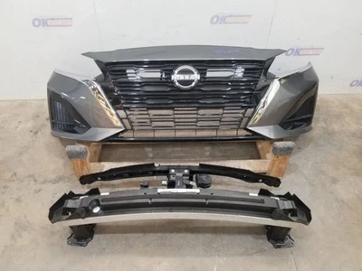 25 2025 NISSAN ALTIMA S FRONT BUMPER GRAY WITH GRILLES, REINFORCEMENT, AND HORN - Image 1 of 4