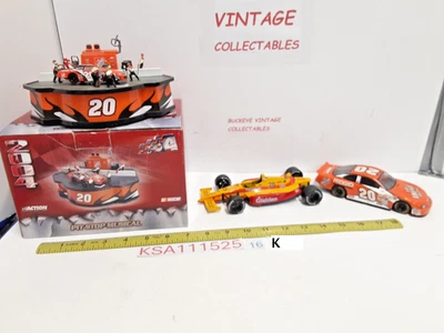 Action Tony Stewart #20 Home Depot Wind Up Pit Scene, Indy Die Cast, + Piezas Coche Foto 1 de 4
