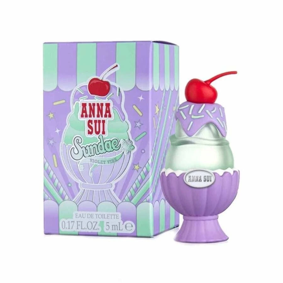 Anna Sui Ladies Sundae Violet Vibe EDT 0.17 oz Fragrances 085715295361 - Image 1 of 1