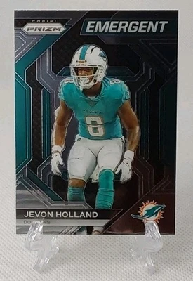 🏈2023 prizm JEVON HOLLAND (insert) football card #H-12🏈 *Dolphins* *Oregon* - Image 1 of 2