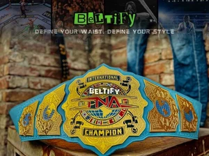 TNA International World Championship Replica Title Belt - Picture 1 of 9