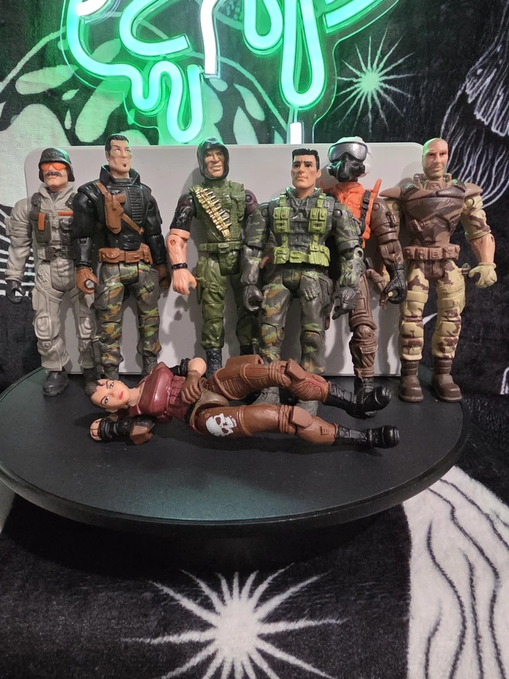  Lote de 10 figuras de acción Lanard The Corps escuadrón militar del ejército 3,75" Foto 1 de 1