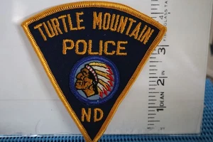 tribal indian police patch TURTLE MOUNTAIN POLICE NORTH DAKOTA - Picture 1 of 1