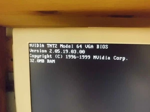 TNT2M64 nvidia 32MB agp TNT2 video card vga - Picture 1 of 3
