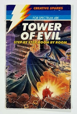 Spectrum 48K TOWER OF EVIL MANUAL Creative Sparks 1984 Thorn - Image 1 of 2