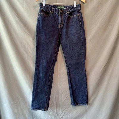 LRL Lauren Jeans Co. Ralph Lauren 经典直筒女式 6 码深水洗 28x29 — 第 1/4 张图片